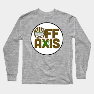 offaxis circle brown Long Sleeve T-Shirt